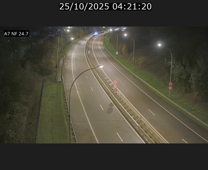 Caméra trafic Luxembourg - A7, Schieren direction Mersch