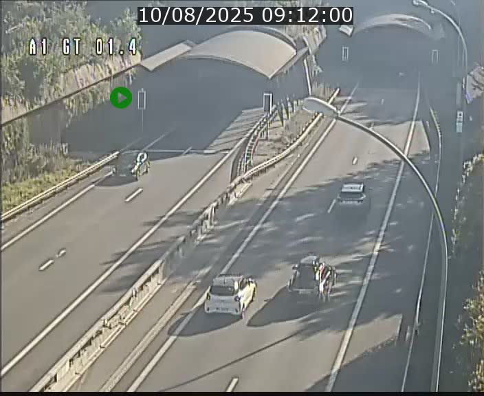 Traffic live webcam Luxembourg Hesperange - A1 direction Kirchberg - BK 1.4