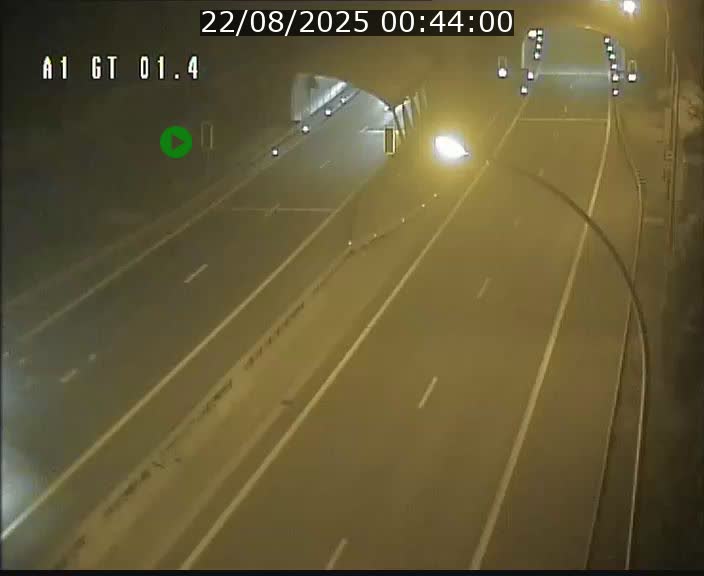 Traffic live webcam Luxembourg Hesperange - A1 direction Kirchberg - BK 1.4