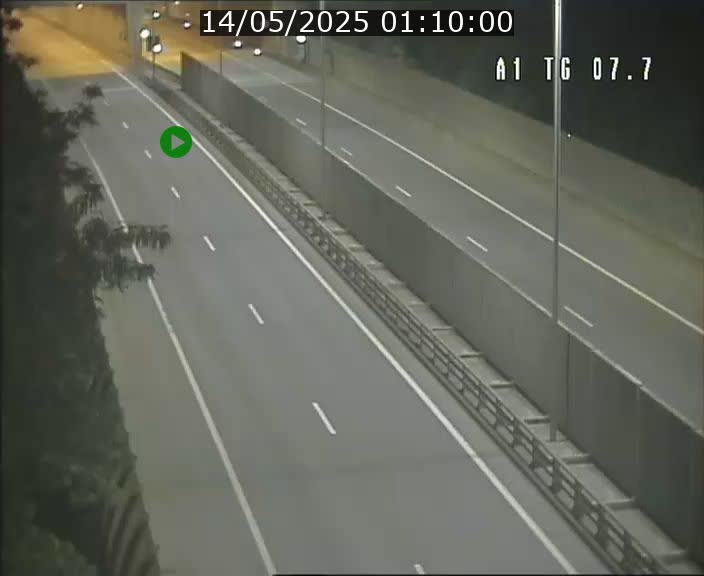 Traffic live webcam Luxembourg Kirchberg - A1 direction Luxembourg-ville - BK 7.7