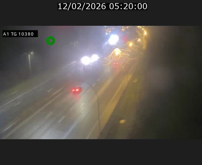 Traffic live webcam Luxembourg Senningerberg - A1 direction Luxembourg Kirchberg - BK 10.3