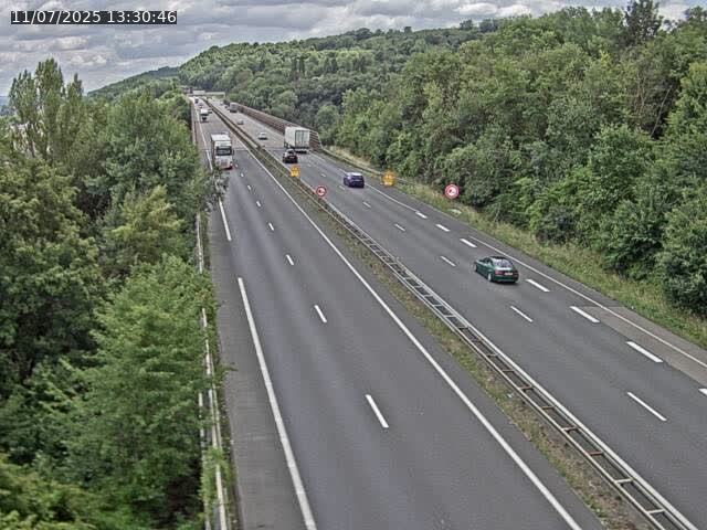Caméra autoroute France - A30, Hayange direction Metz