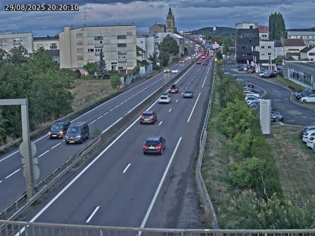 Caméra autoroute France - A31, Thionville direction Metz