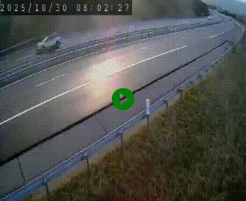 Caméra autoroute A75 à hauteur de la sortie 42 (Rodez, Laissac, Aire de l'Auvergne) située sur la commune d'Auberoques, près de Sévérac-le-Château