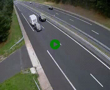 Caméra autoroute A75 à hauteur du col des Issartets en direction de Montpellier