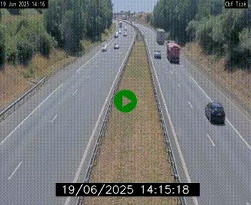 Webcam sur le périphérique de Rennes (N136) à hauteur de Tizé, à l'est de la ville