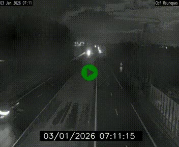 Webcam sur le périphérique de Rennes (N136) à hauteur de Maurepas, au nord de la ville