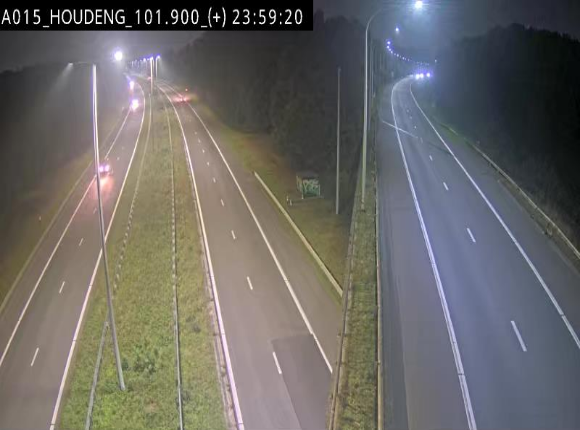 Webcam autoroute Belgique - Houdeng-Goegnies - Jonction E19/E42 direction Tournai/Mons - BK 101.85