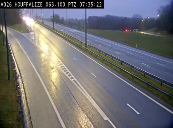 Caméra autoroute Belgique - Houffalize, E25 direction Liège