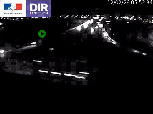Webcam autoroute sur A450 à Pierre-Bénite en direction de Lyon et de l'autoroute A7