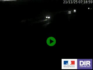 Webcam autoroute sur l'A77 à hauteur de Pouilly-sur-Loire en direction de Nevers
