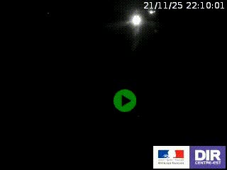 Webcam routière sur la RN7 à hauteur de Toulon-sur-Allier, entre Moulins et Vichy