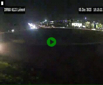 Webcam en périphérie de Chartres sur la N123, à hauteur de Luisant. Vue orientée vers Chartres