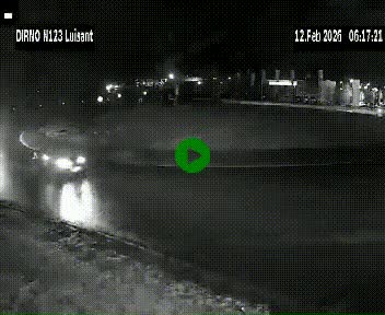 Webcam en périphérie de Chartres sur la N123, à hauteur de Luisant. Vue orientée vers Chartres