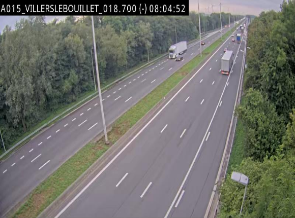 Webcam autoroute Belgique - Villers-le-Bouillet - E42 direction Liège - BK 18.7
