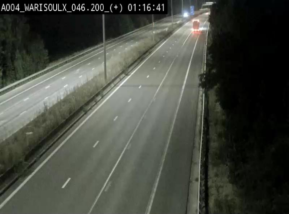 Webcam autoroute Belgique - Warissoulx - E411 - BK 46.2