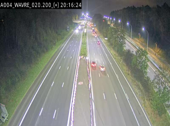 Webcam @ Wavre-sud KP 19.6, A4/E411
