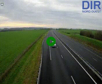 Webcam sur A84 à hauteur de l'échangeur de Poilley avec la N175, au sud d'Avranches