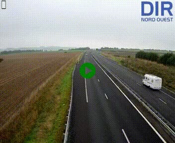 Webcam sur A84 à hauteur de l'échangeur de Poilley avec la N175, au sud d'Avranches