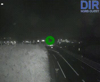 Webcam au début de l'A84 sur le périphérique Ouest de Caen (N814) à hauteur de la sortie 9, Porte de Bretagne