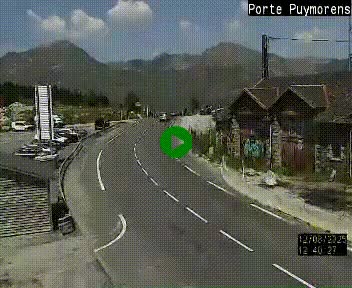 Webcam Col du Puymorens sur N320, en direction de Pas de la Casa (Andorre)
