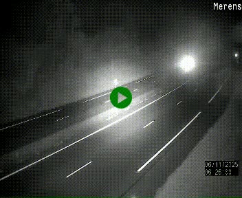 Webcam dans les Pyrénées à hauteur de Mérens-les-Vals sur N320, en direction de Pas de la Casa (Andorre)