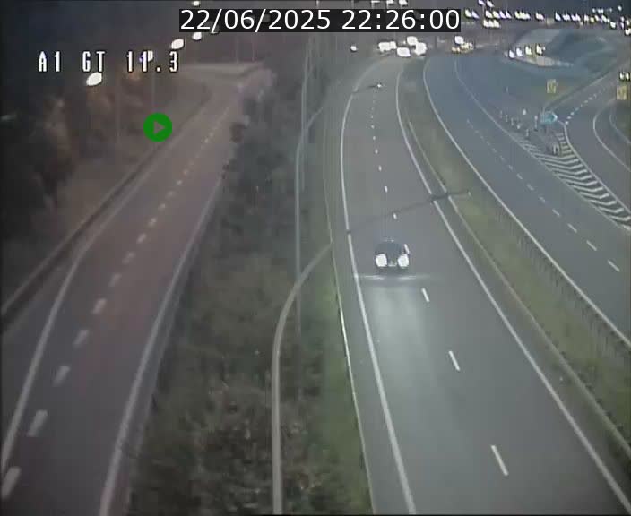 Traffic live webcam Luxembourg Senningerberg - A1 direction Allemagne - BK 11.3