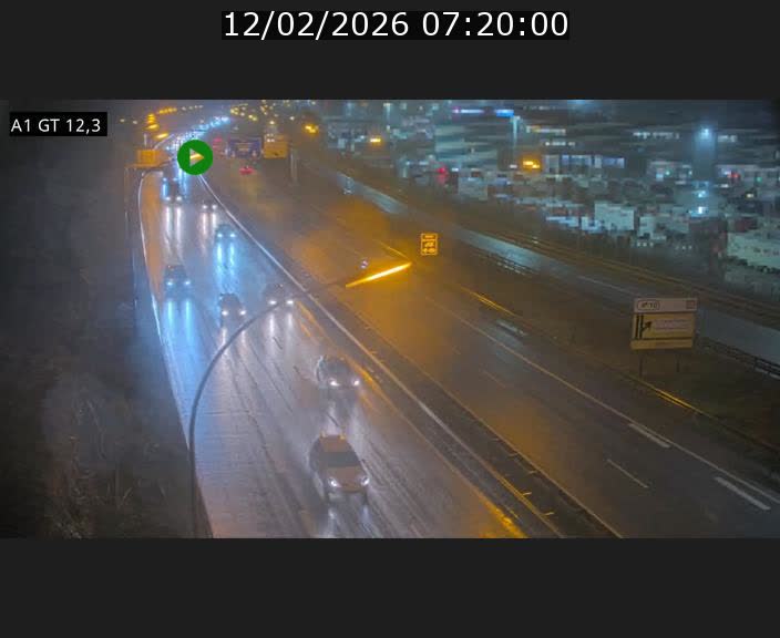 Traffic live webcam Luxembourg Senningerberg - A1 direction Allemagne - BK 12.3
