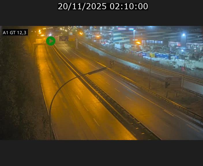 Traffic live webcam Luxembourg Senningerberg - A1 direction Allemagne - BK 12.3