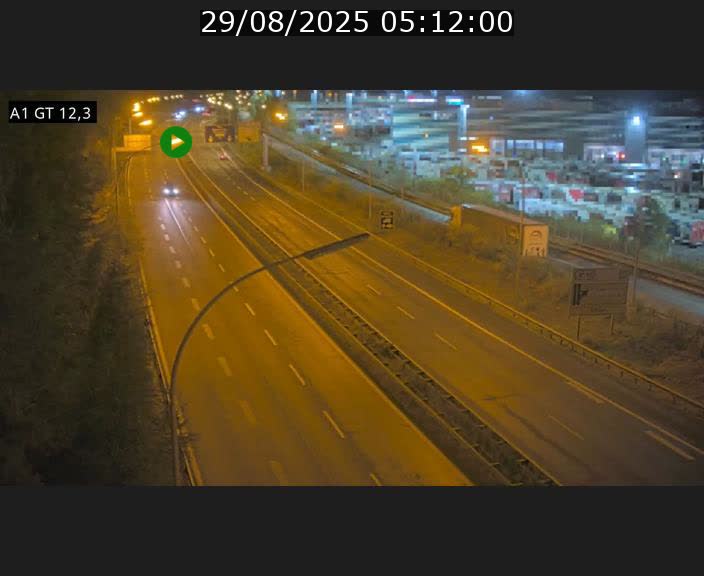 Traffic live webcam Luxembourg Senningerberg - A1 direction Allemagne - BK 12.3