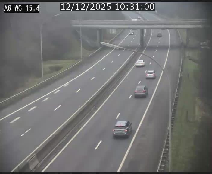 Traffic live webcam Luxembourg Capellen - A6 - BK 15.4 - direction Luxembourg/France/Allemagne