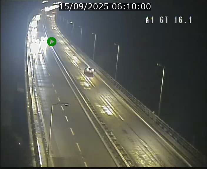 Traffic live webcam Luxembourg Niederanven - A1 direction Allemagne - BK 16.1