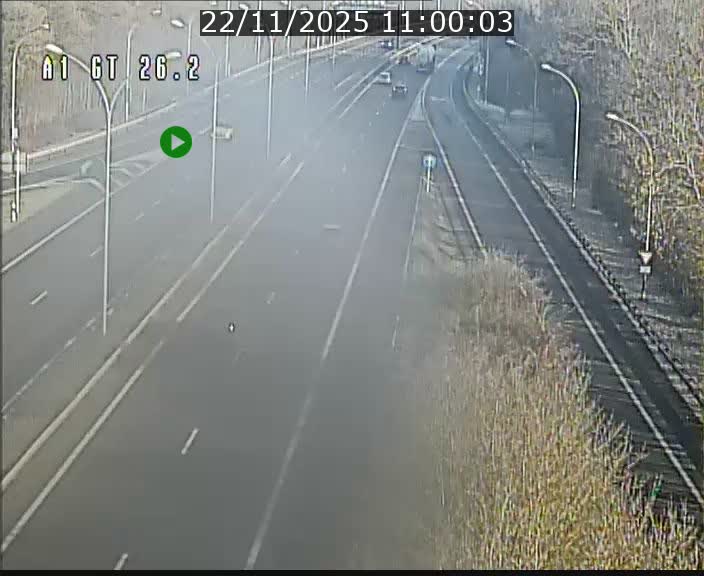 Traffic live webcam Luxembourg Grevenmacher - A1 direction Allemagne - BK 26.2