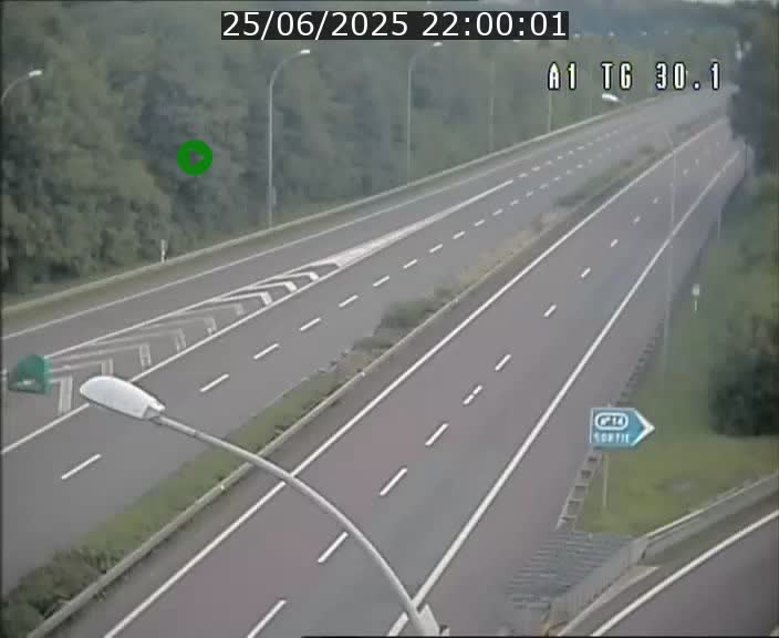Traffic live webcam Luxembourg Grevenmacher - A1 direction Luxembourg - BK 30.1