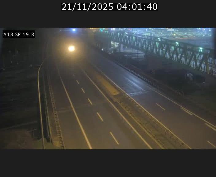 Traffic live webcam Luxembourg Croix de Bettembourg - A13 direction Esch-sur-Alzette - BK 19.8