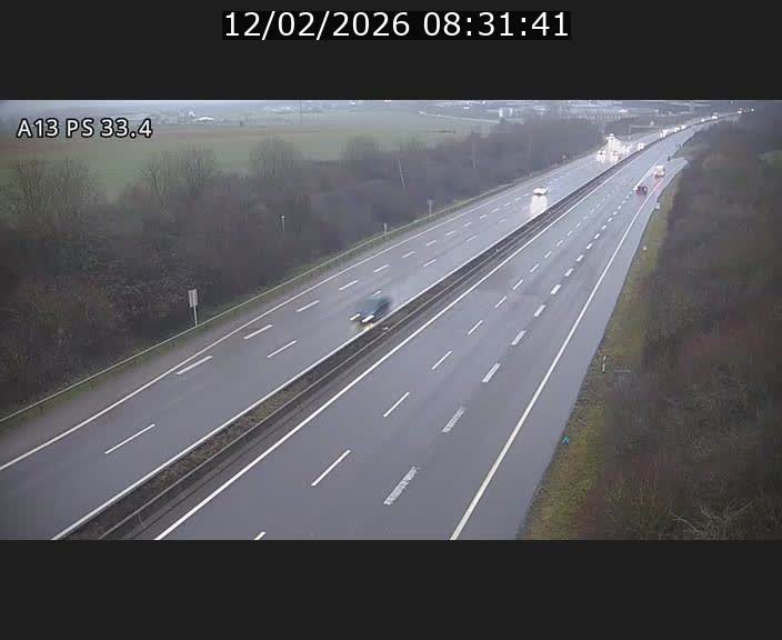 Webcam trafic sur A13 à hauteur de Mondorf-les-Bains en direction d'Altwies