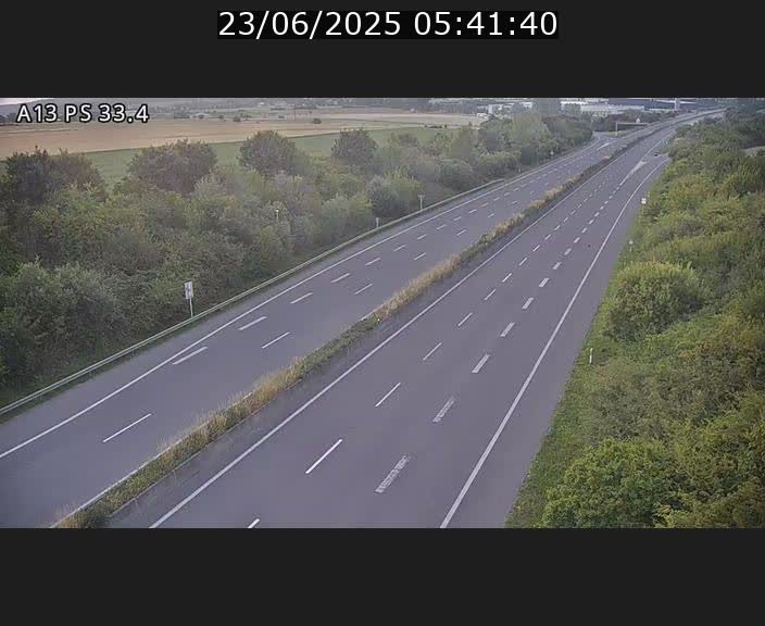 Webcam trafic sur A13 à hauteur de Mondorf-les-Bains en direction d'Altwies