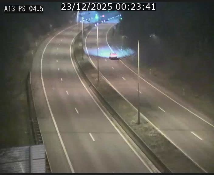 Traffic live webcam Luxembourg Differdange - A13 direction Esch-sur-Alzette - BK 4.5