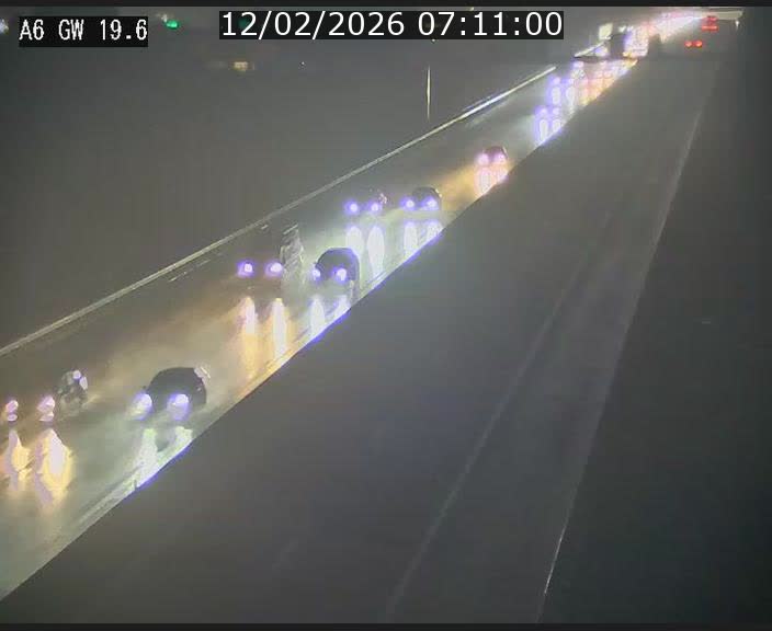 Traffic live webcam Luxembourg - Steinfort - A6 - BK 19.6 - direction Belgique