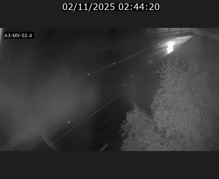 Webcam autoroute de la France (A3) au Luxembourg à Fentange, à proximité de la Croix de Gasperich. Vue orientée vers la Cloche d'Or