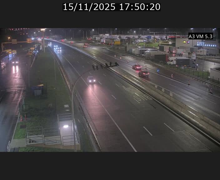 Traffic live webcam Luxembourg Aire de Berchem - A3 - BK 5 - direction France