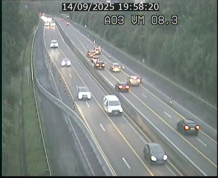 Traffic live webcam Luxembourg Bettembourg - A3 - BK 8.3 - direction France