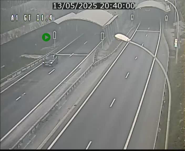 Traffic live webcam Luxembourg Hesperange - A1 direction Kirchberg - BK 1.4