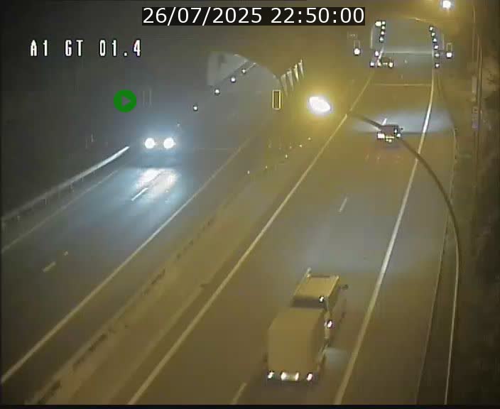 Traffic live webcam Luxembourg Hesperange - A1 direction Kirchberg - BK 1.4