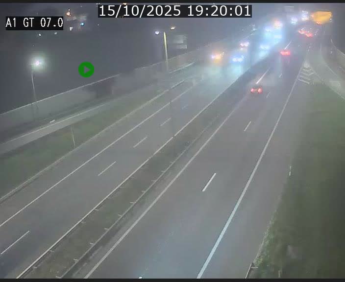 Traffic live webcam Luxembourg Cents - A1 direction Kirchberg - BK 7