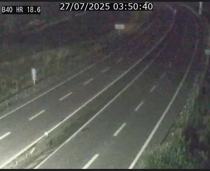 Webcam sur la route de liaison entre Micheville et Esch-Belval à la frontière entre le Luxembourg et la France. Vue orientée vers la Lorraine.