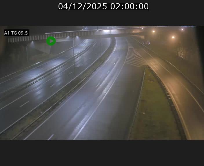 Traffic live webcam Luxembourg Jonction Grünewald - A1 direction Luxembourg-ville - BK 9.5