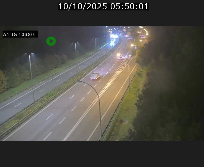 Traffic live webcam Luxembourg Senningerberg - A1 direction Luxembourg Kirchberg - BK 10.3