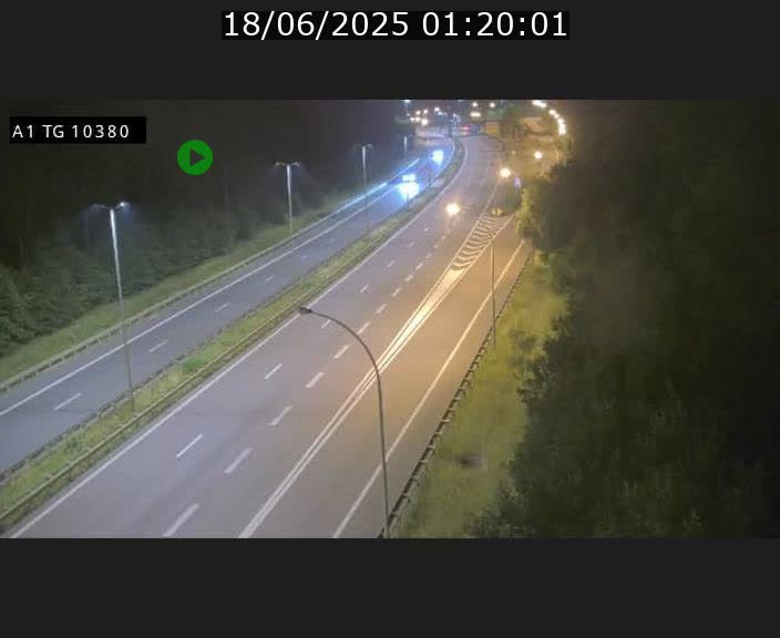Traffic live webcam Luxembourg Senningerberg - A1 direction Luxembourg Kirchberg - BK 10.3