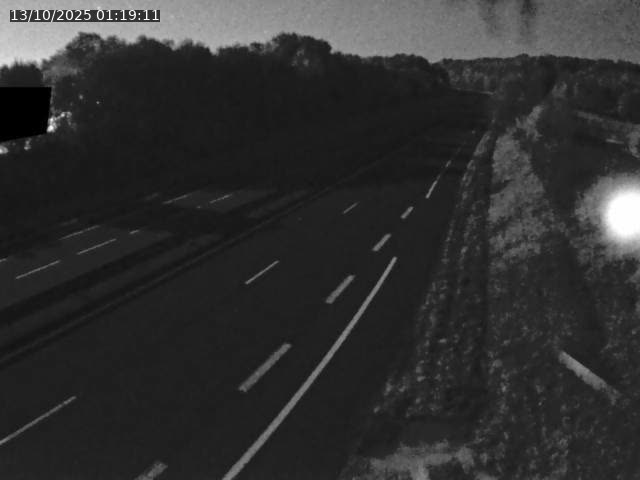 Webcam sur la N19 à Lyoffans. Vue orientée vers Vesoul